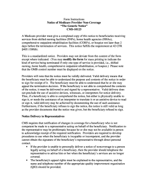 Medicare Provider Non-Coverage Notice