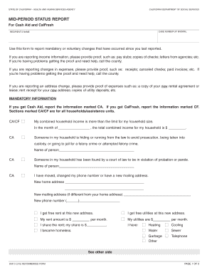 California Mid-Period Status Report