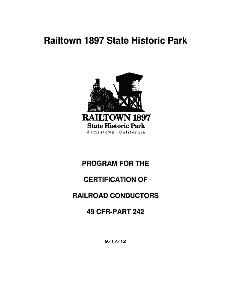 Railtown 1897 State Historic Park - railtown team parks ca Preview on Page 1