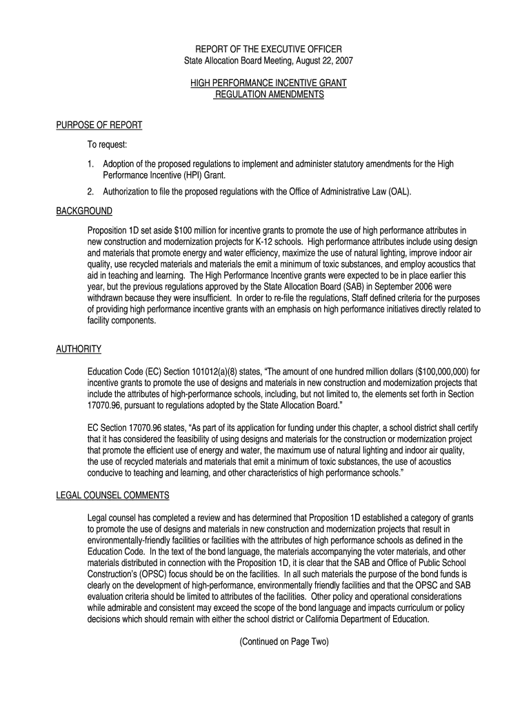APPLICATION FOR FUNDING Preview on Page 1