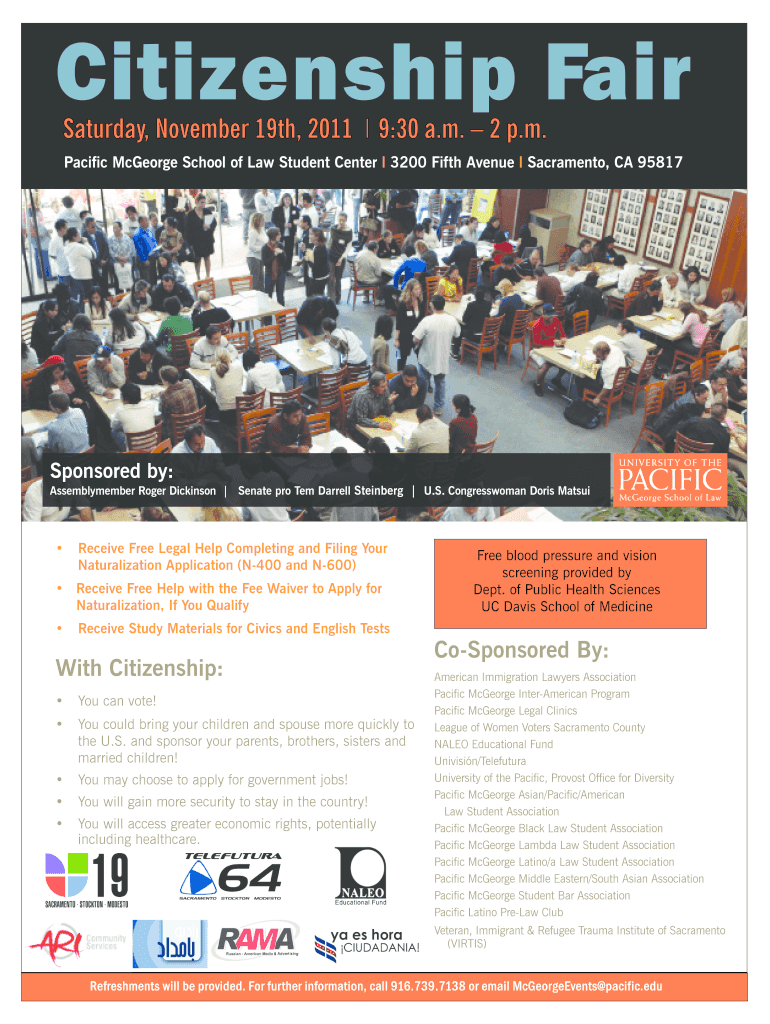 Citizenship Fair Preview on Page 1