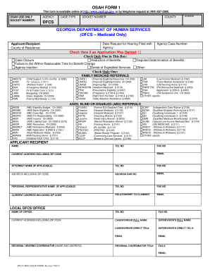 Georgia Medicaid Hearing Request Form
