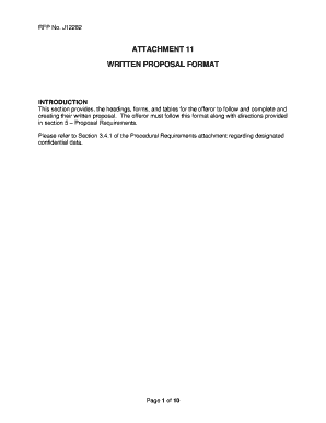 ATTACHMENT 11 WRITTEN PROPOSAL FORMAT - Hawaii State ... - courts state hi