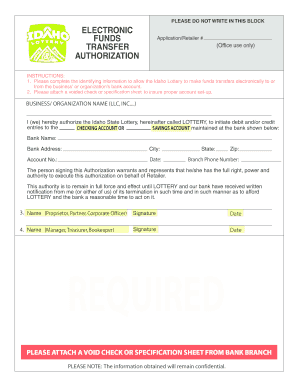 Business Bank Account Registration Form