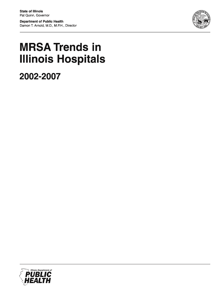 MRSA Trends in Illinois Hospitals - Illinois Department of Public Health - idph state il Preview on Page 1
