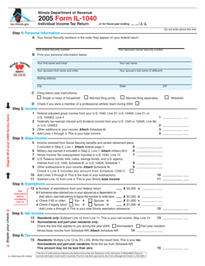 Illinois Form IL-1040