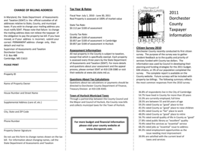 Maryland Change of Billing Address Form