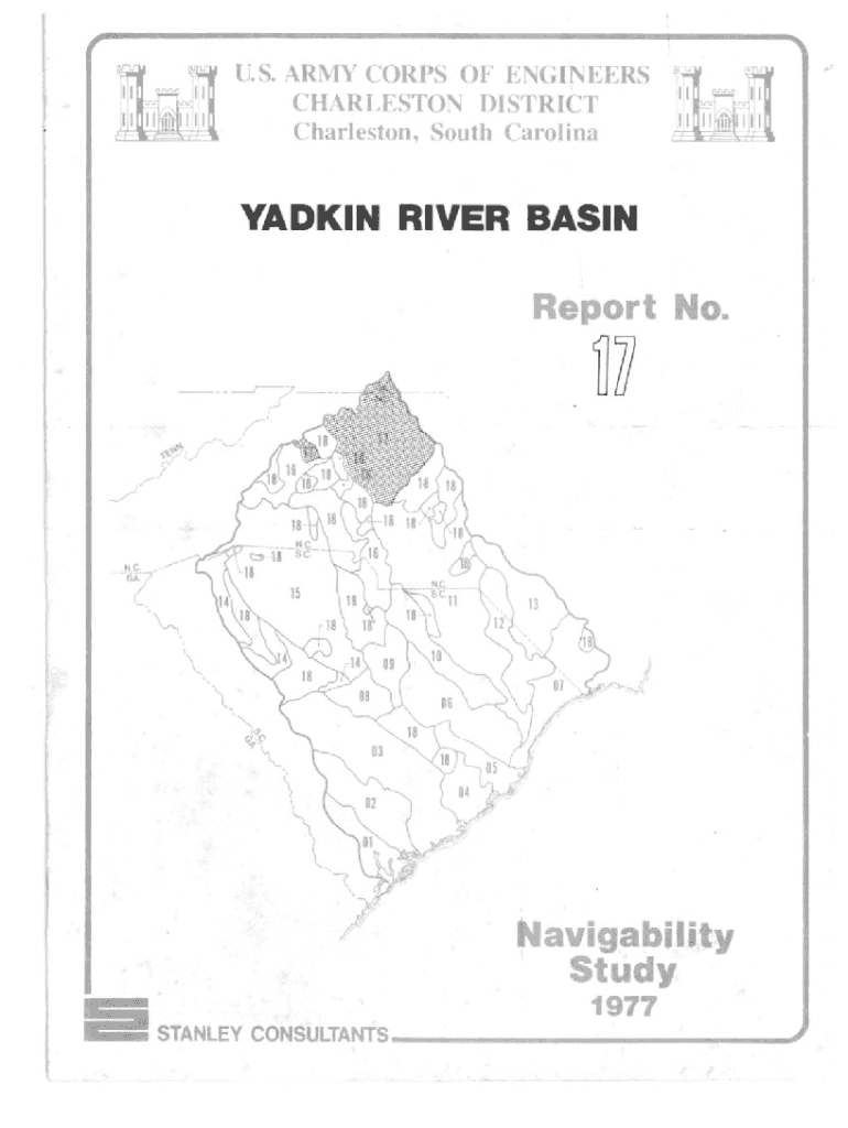 Report # 17 - Yadkin River Basin - Charleston District - U S Army Preview on Page 1