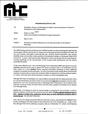 Tenant Income Certification Form