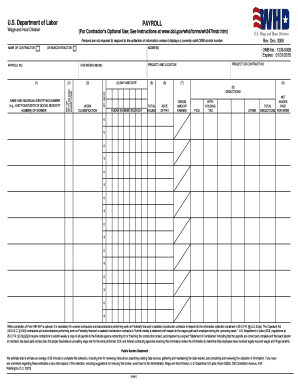Payroll Form WH347 - mdt mt