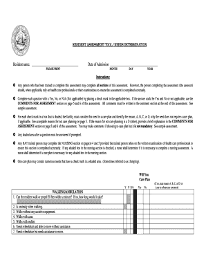 Resident Assessment Tool