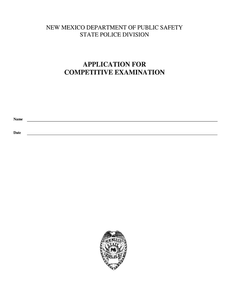 new mexico application competitive online Preview on Page 1