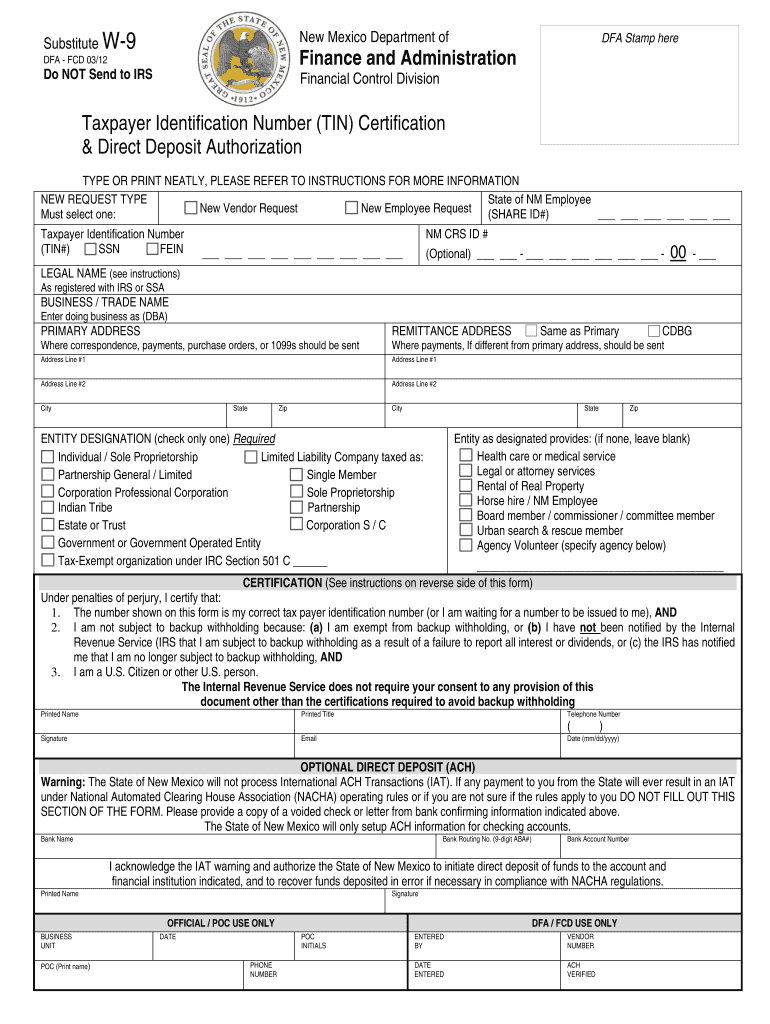 printable w 9 nm 2012 form Preview on Page 1