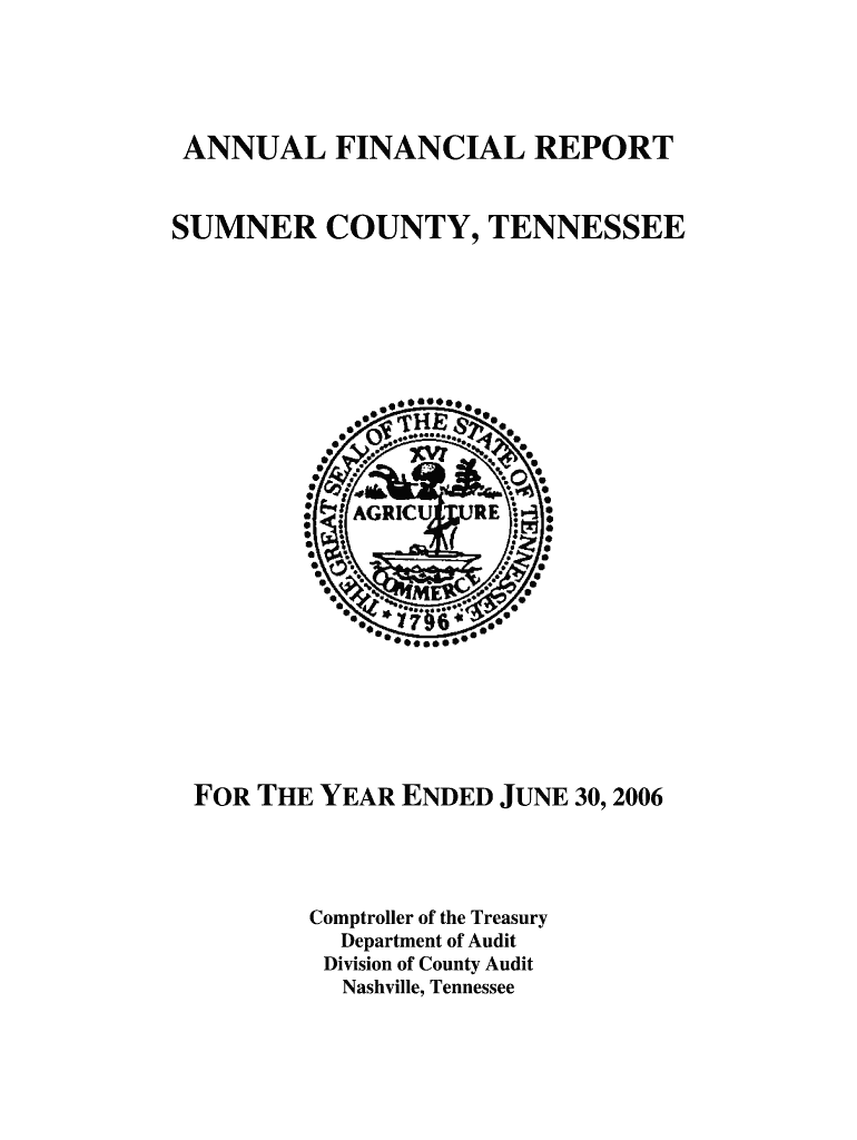SUMNER COUNTY, TENNESSEE - comptroller tn Preview on Page 1