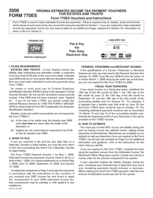 Virginia Form 770ES