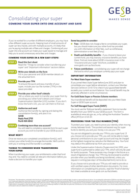 Super Consolidation Form