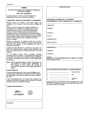 Power of attorney landgate