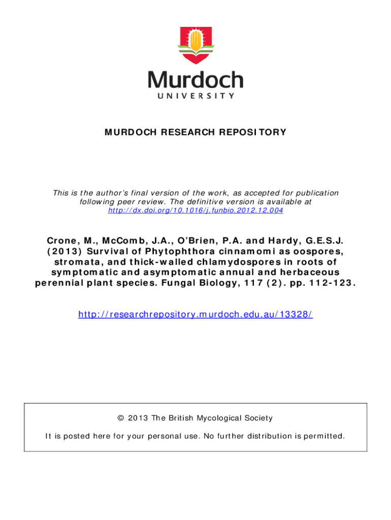 MURDOCH RESEARCH REPOSITORY - Semantic Scholar Preview on Page 1