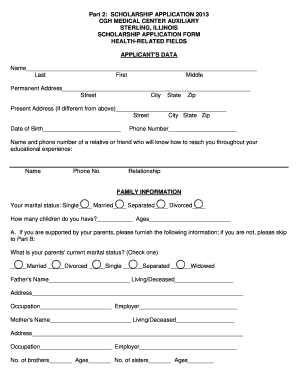 Bapart2scholarship form