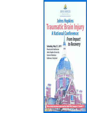Fillable Online hopkinsmedicine Traumatic Brain Injury - Johns Hopkins