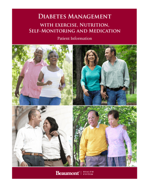 Diabetes Management Educational Checklist