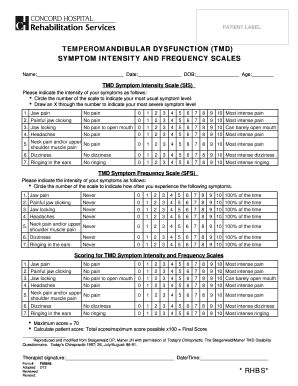 tmj disability index pdf