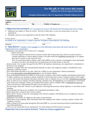 Organ Donor Registration Form