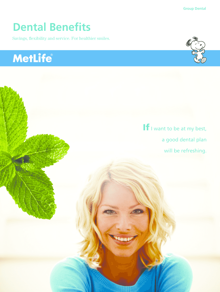 Fillable Online Dental Benefits Dental Benefits Advocate Benefits
