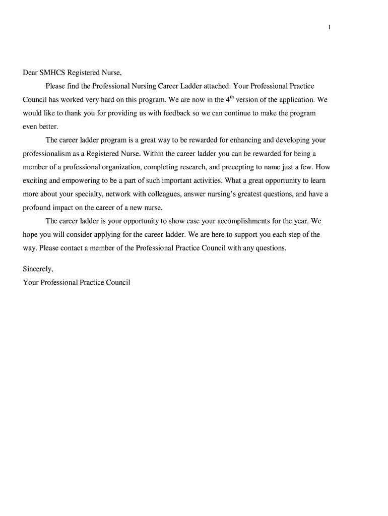 Dear SMHCS Registered Nurse - Sarasota Memorial Hospital Preview on Page 1