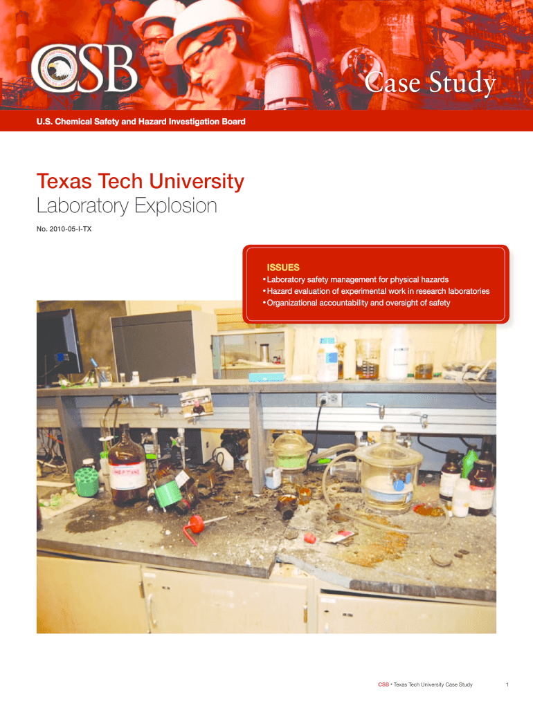 Laboratory Explosion: Fill out & sign online | DocHub