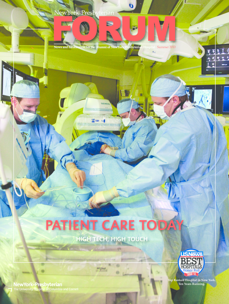 News and Information for the Alumni of NewYork-Presbyterian Hospital Summer 2010 Preview on Page 1