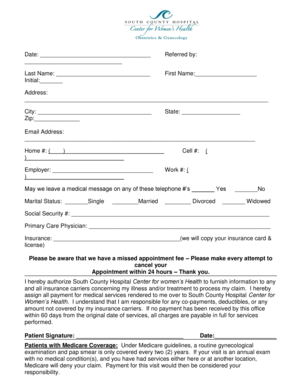 Patient Registration Form