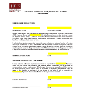Medicare Information Authorization