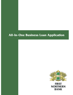 All-In-One Commercial Loan Application