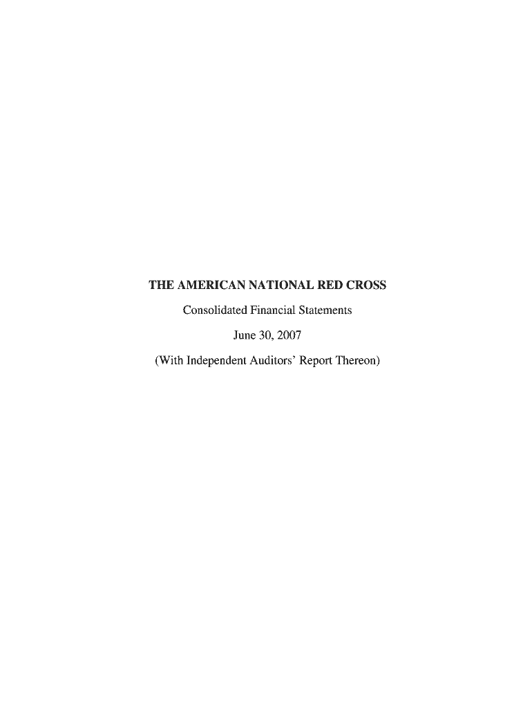 The American National Red Cross: Preview on Page 1
