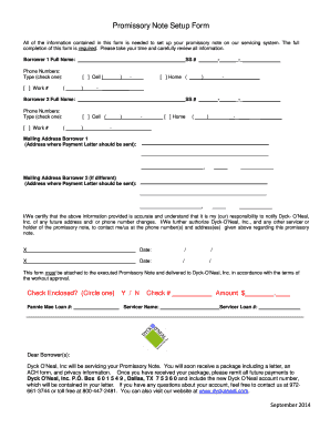 Promissory note template florida pdf - Promissory Note Setup Form - eFannieMae.com Home Page