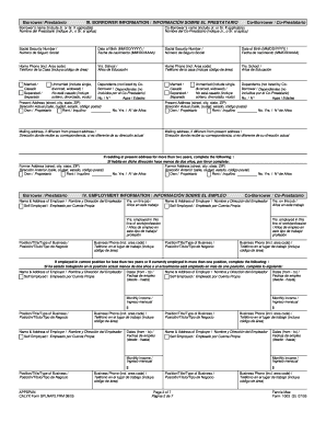 Borrower Information Form