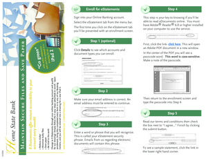 eStatement Enrollment Form