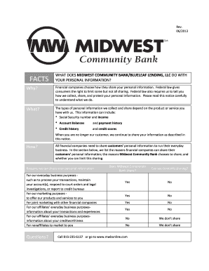 Midwest Community Bank Loan Application