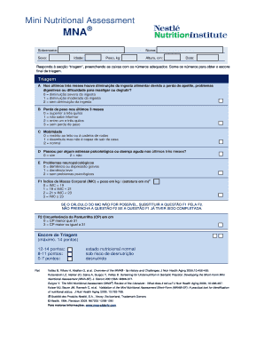 Mini NutritiMoNnAa®l Assessment