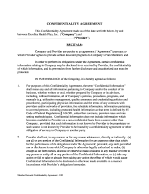 Confidentiality Agreement for Healthcare Providers