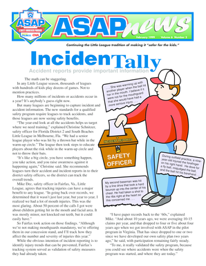 Little League Incident Report Form