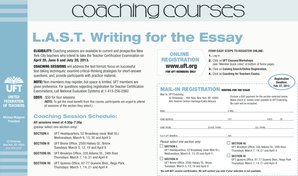 Teacher Certification Exam Coaching Registration