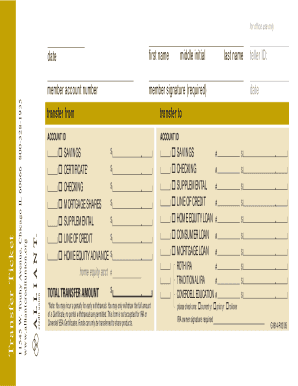 Transfer Ticket