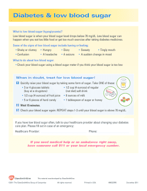 After food sugar level - my blood sugar is low