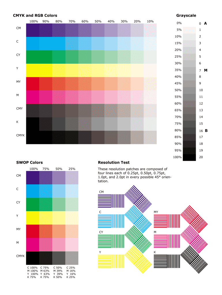 Fillable Online CMYK and RGB Colors Fax Email Print - pdfFiller