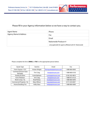 Agribusiness Farm Policy Application
