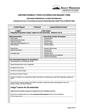 Pharmacy Prior Authorization Request Form