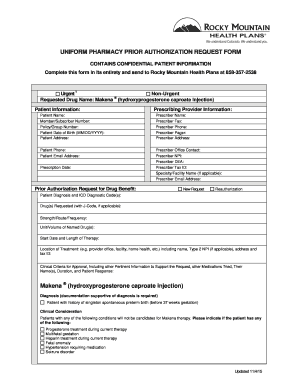 Pharmacy Prior Authorization Request Form