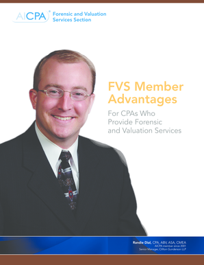 AICPA Forensic and Valuation Services Membership Application